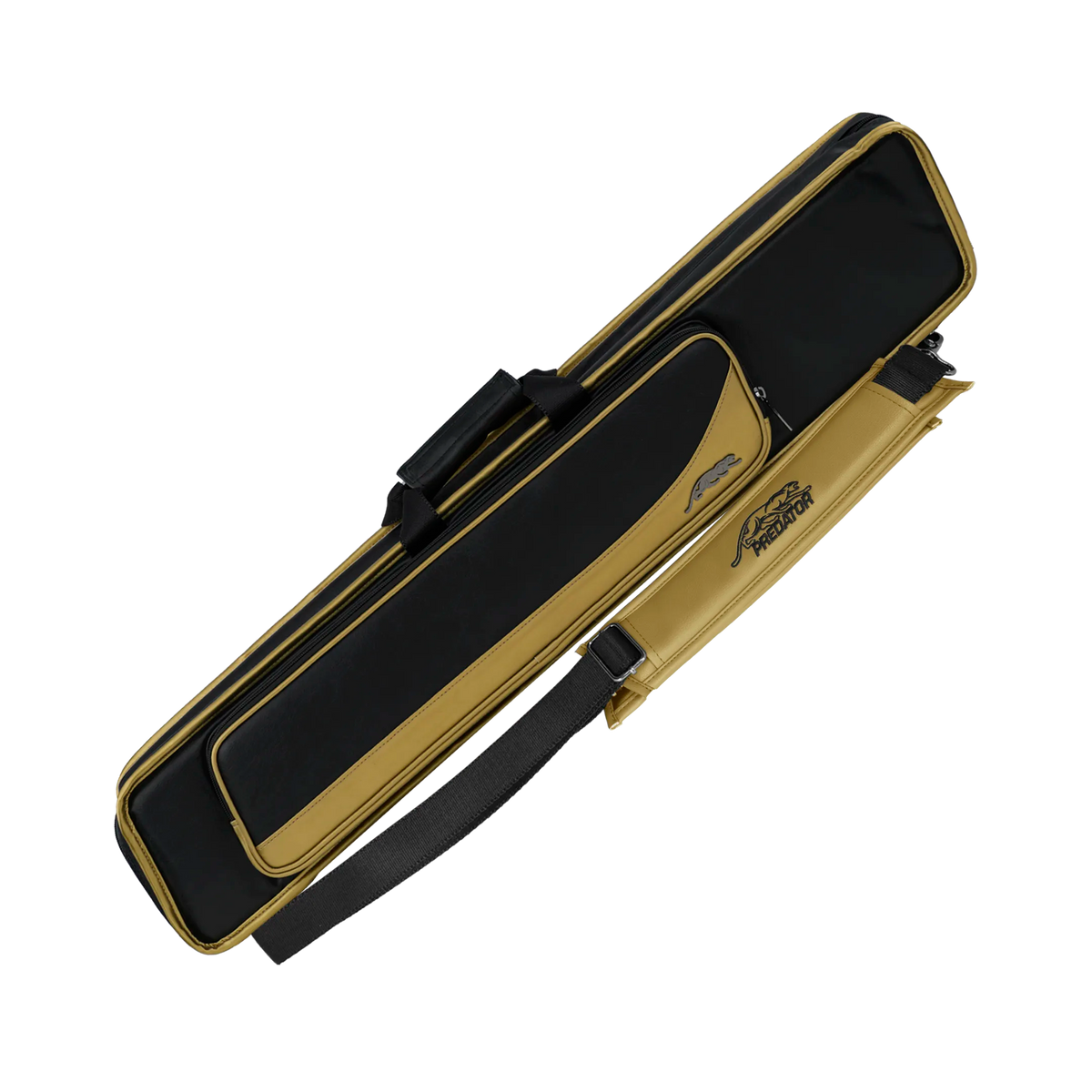 Predator Roadline Soft Pool Cue Case - Black/Gold - 4x8 | Billiard