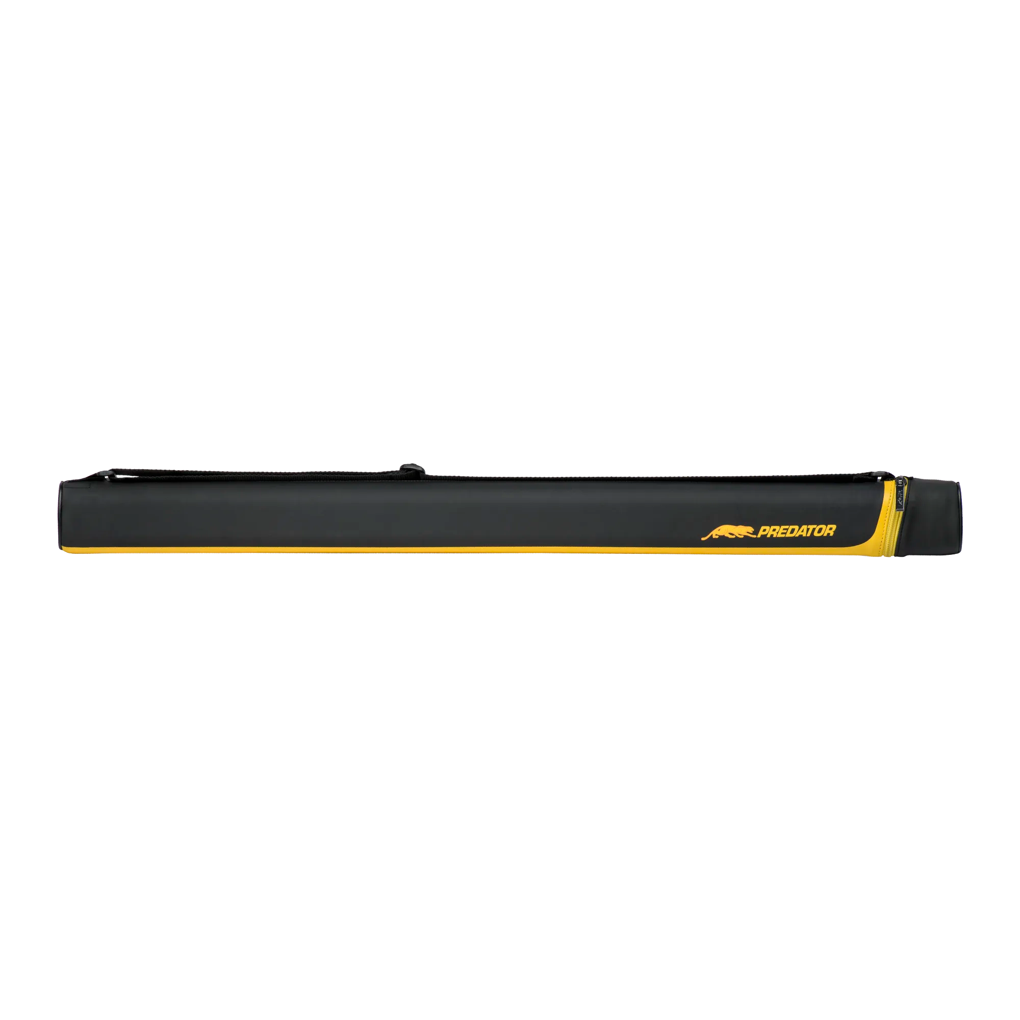 Black and yellow pool cue case with 'Predator' branding