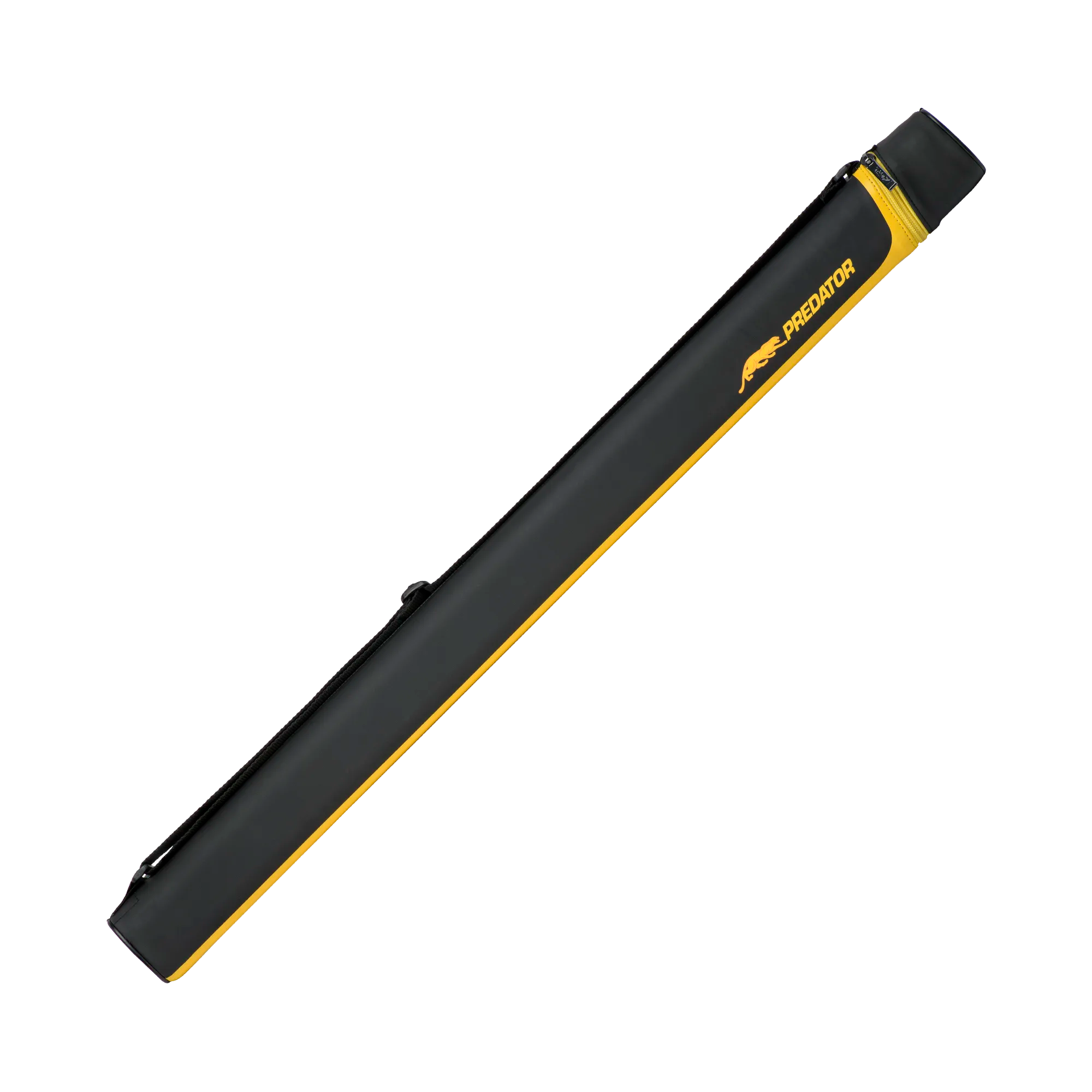 Black and yellow pool cue case with 'Predator' branding