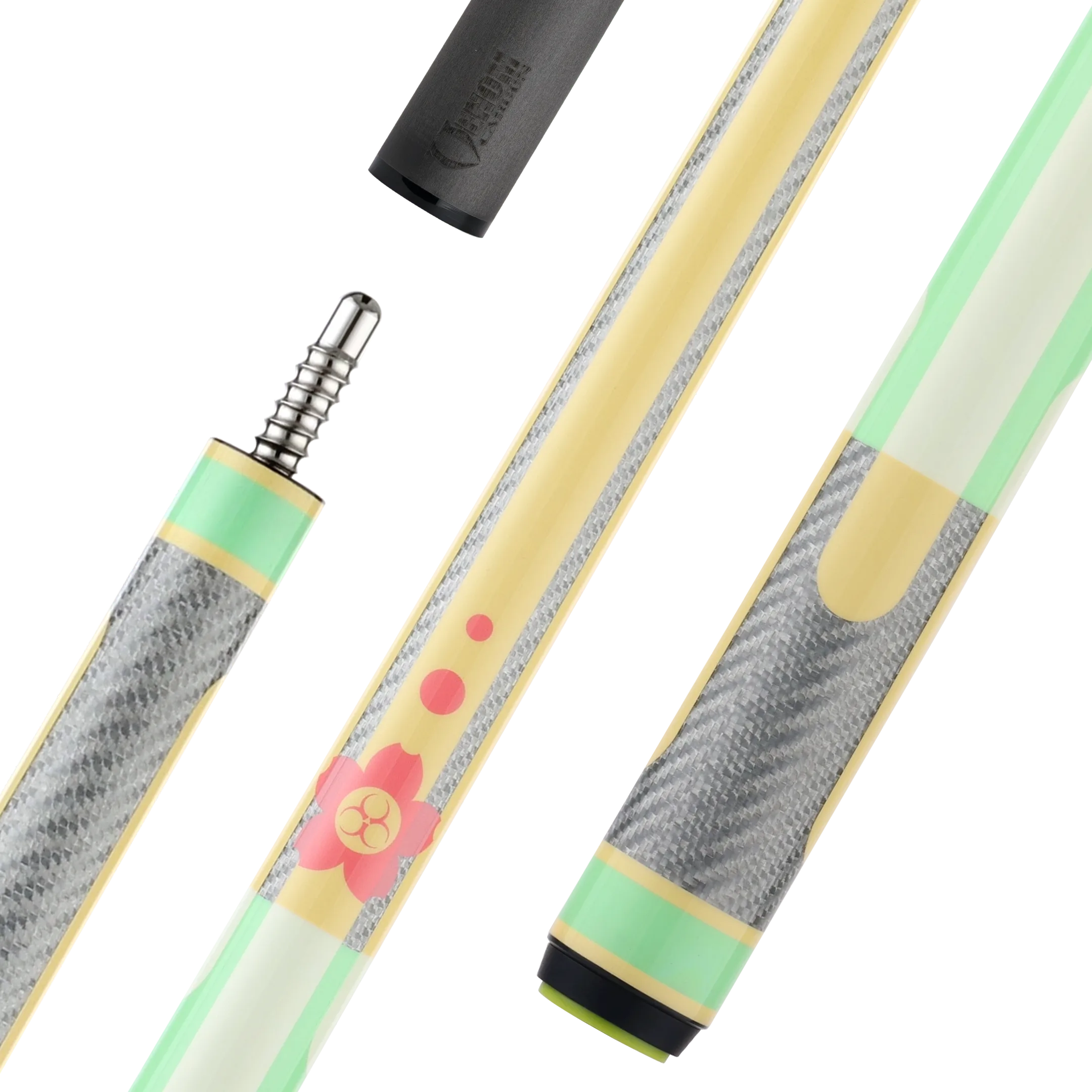 POISON Candy green and peach design