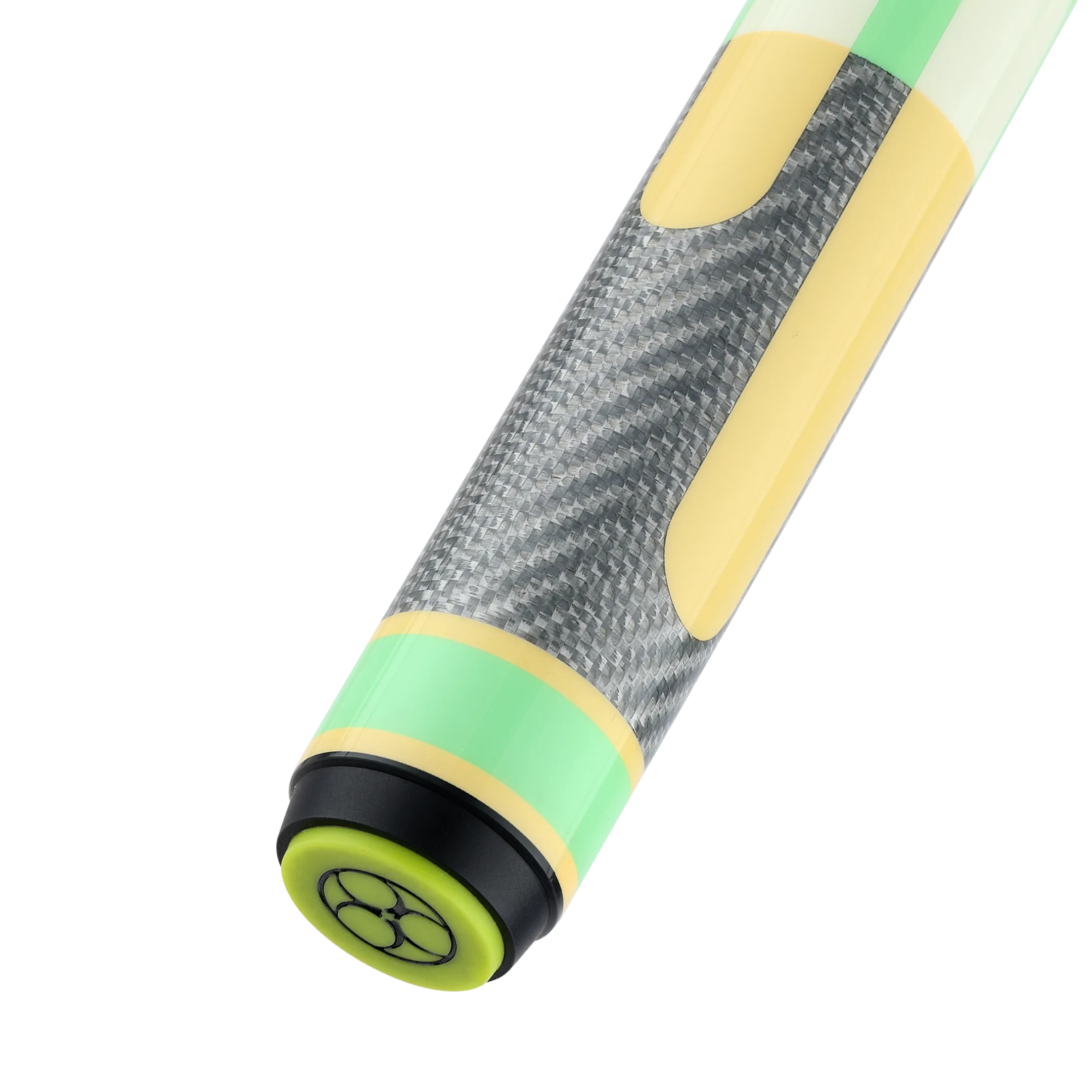 POISON Candy green and peach butt closeup at a 30 degree angle