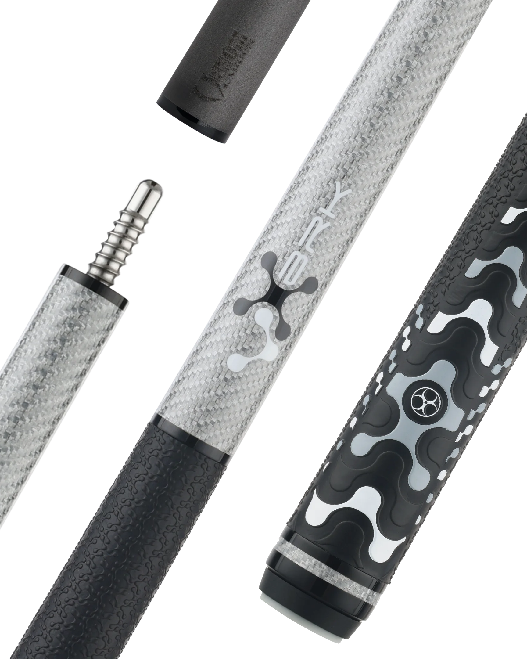 POISON VX BRK Gray and Black Break Cue