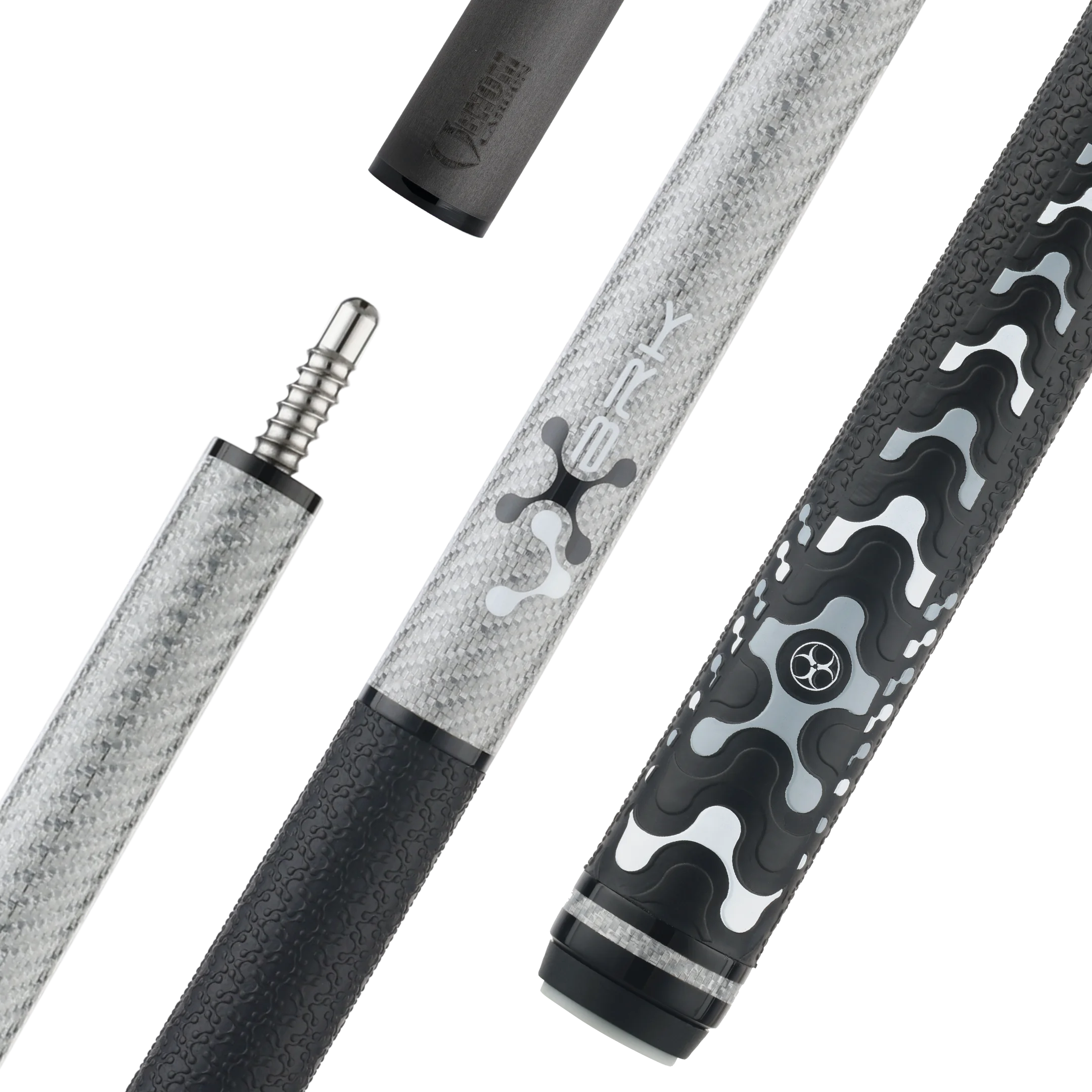 POISON VX BRK Gray and Black Break Cue
