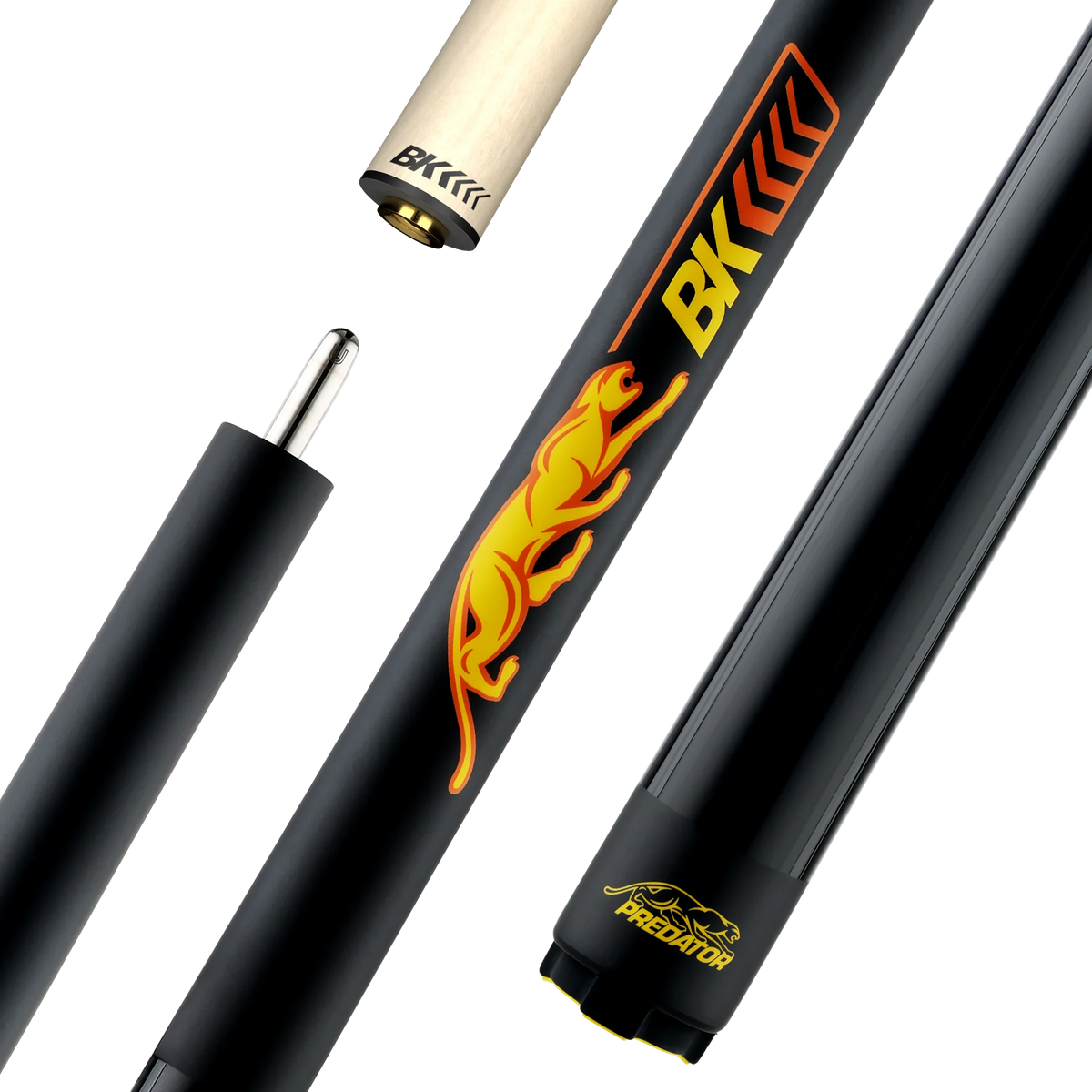 Predator BK4 Black Break Cue Stick - No Wrap – PredatorCues.com