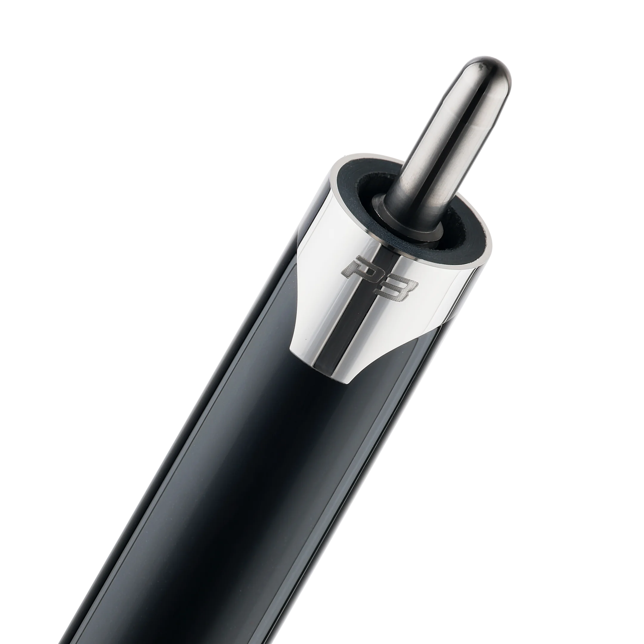 P3 pool cue black luxe leather wrap uni-loc pin