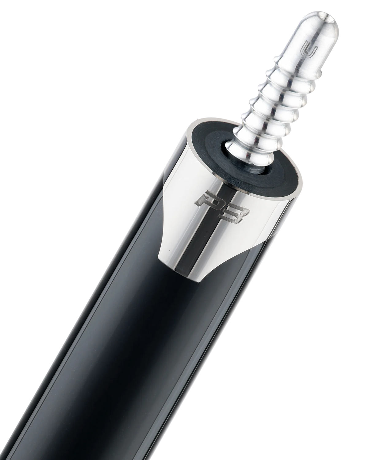 Predator P3 Black Leather Luxe Wrap Pool Cue Radial Pin