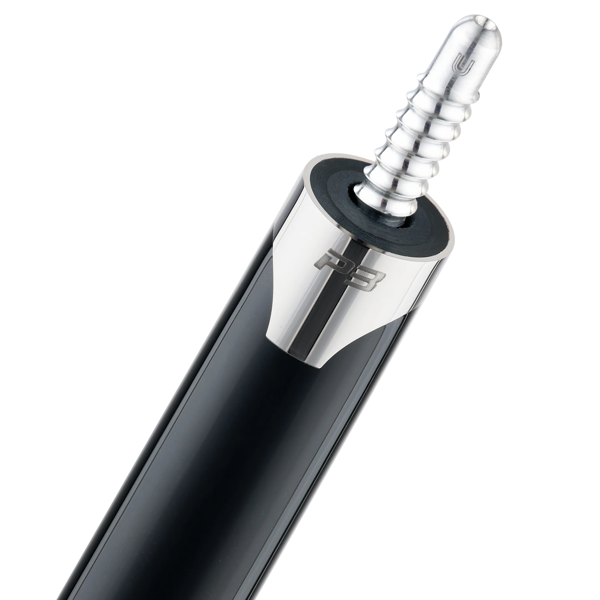 Predator P3 Black Leather Luxe Wrap Pool Cue Radial Pin
