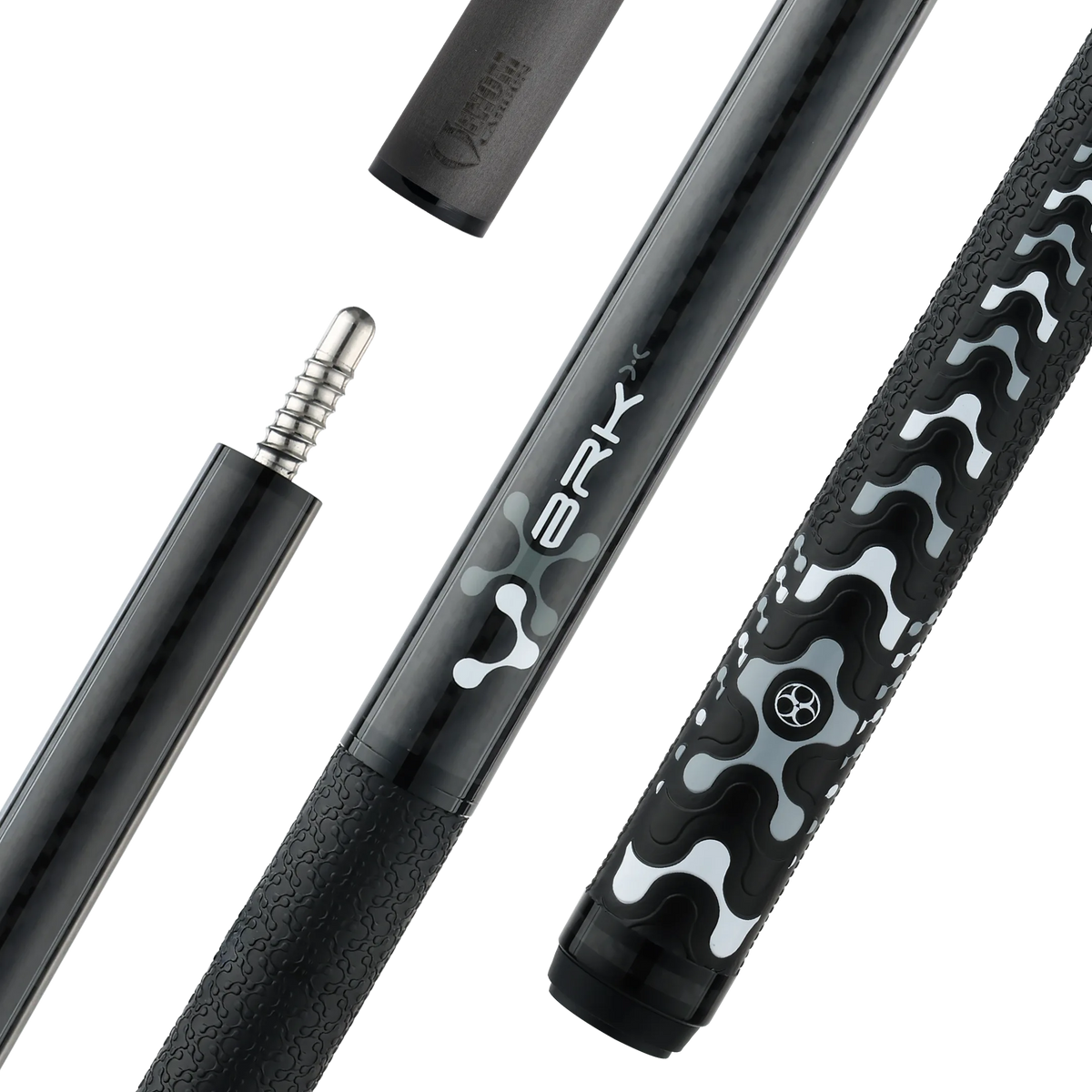 Poison VX Jump/Break Cue with Venom Carbon Fiber Shaft - Black