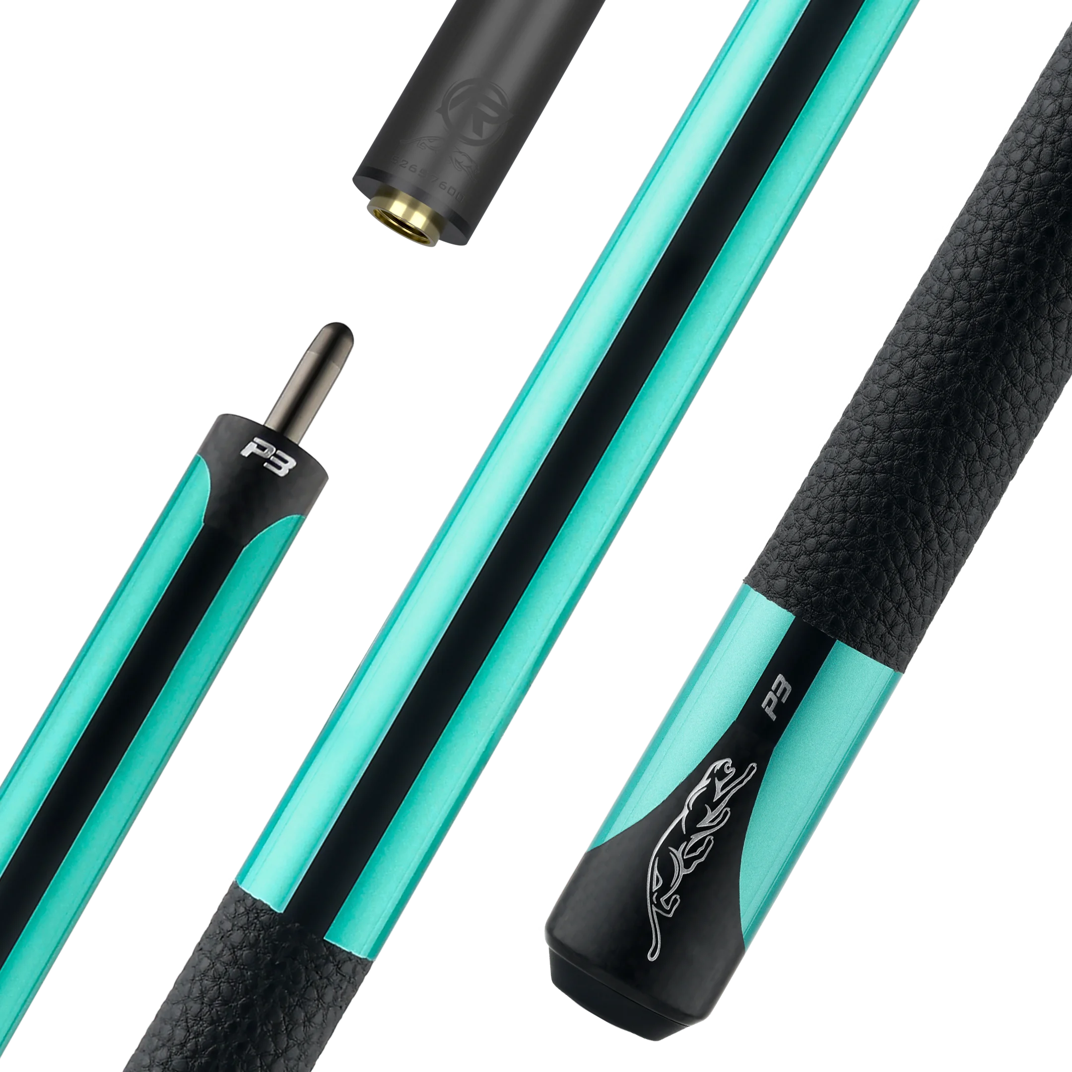 Predator P3 Teal Leather Luxe Wrap Professional Pool Cue