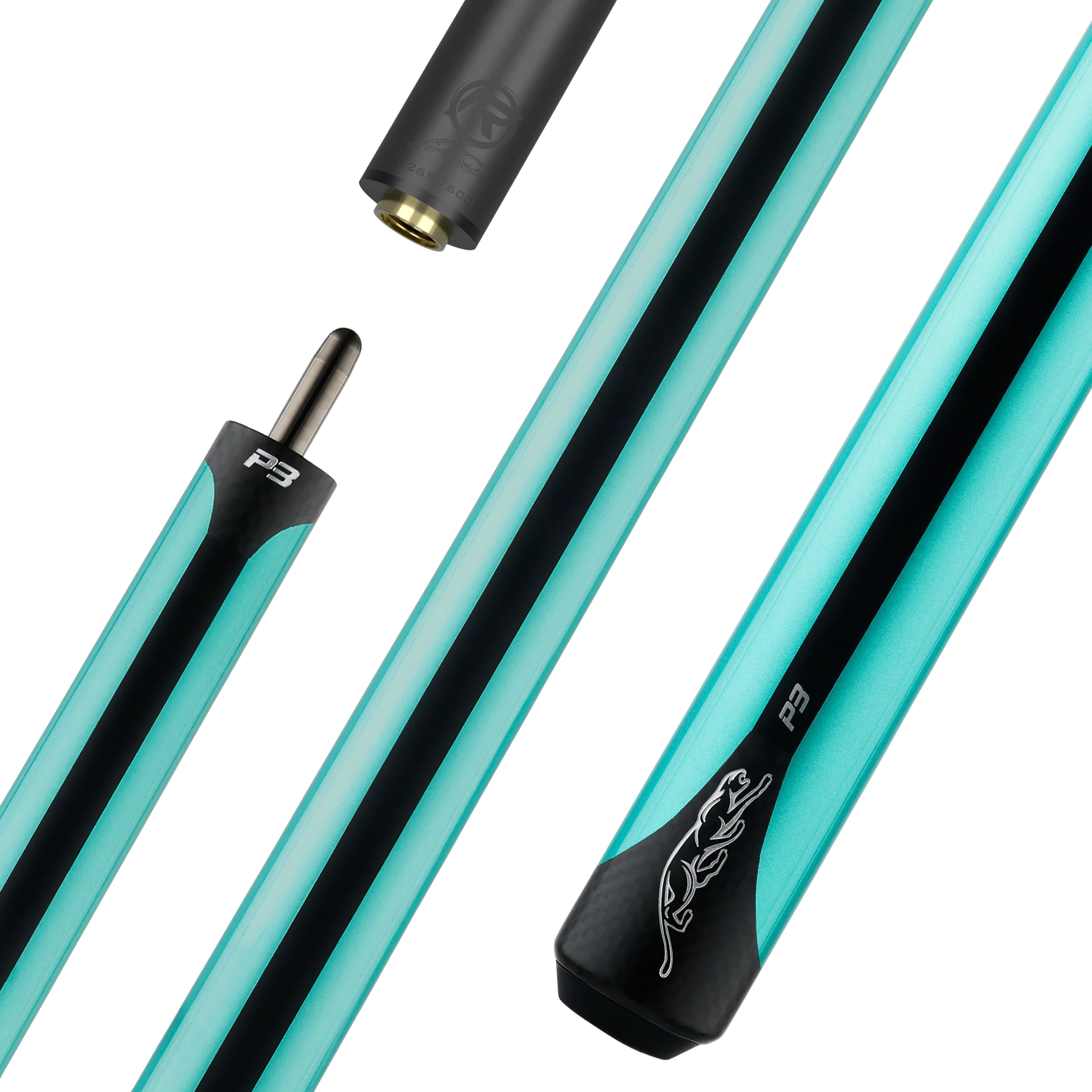 Predator P3 Teal No Wrap Professional Pool Cue