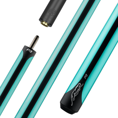 Predator P3 Teal No Wrap Professional Pool Cue