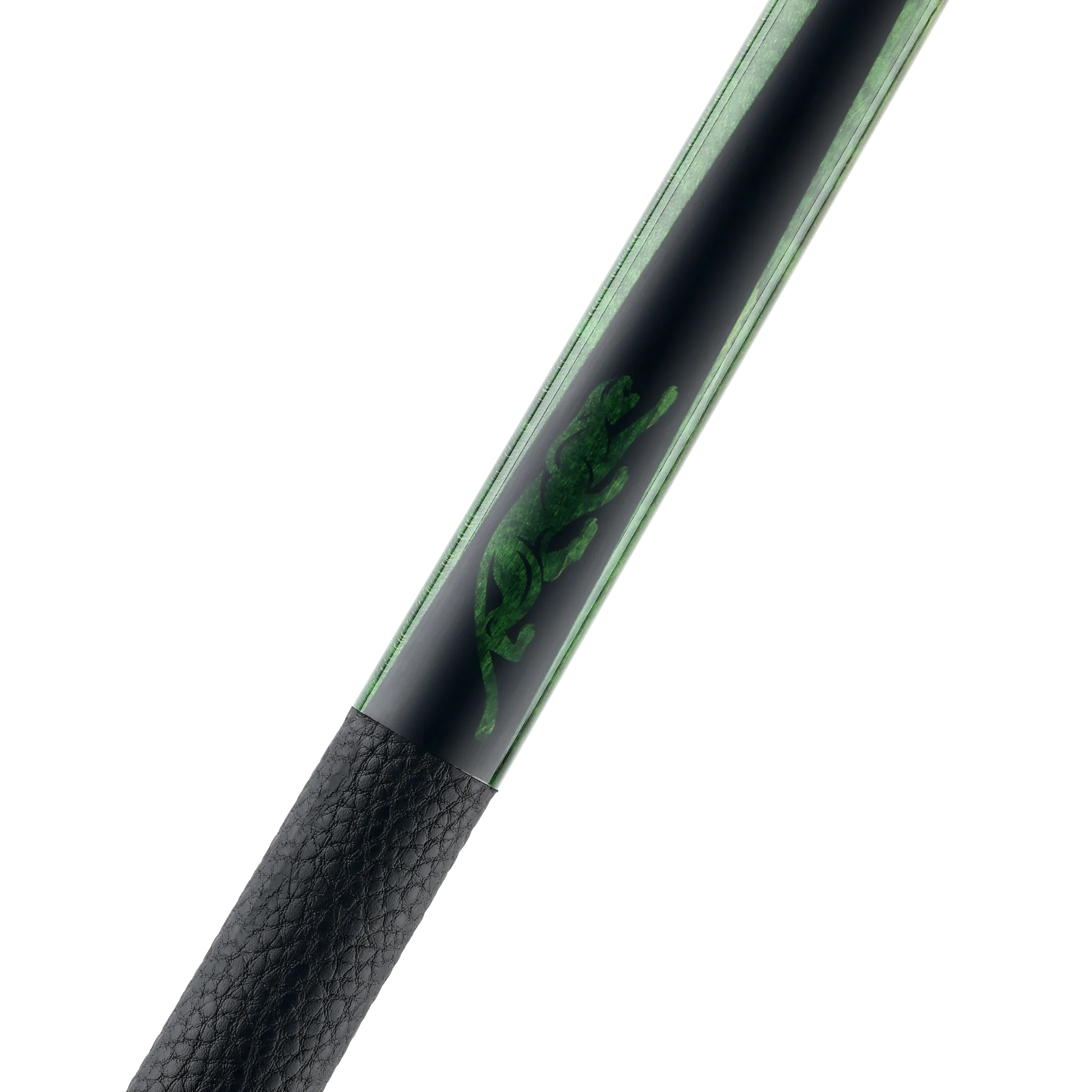 SP2 Green Stained 2 Pool Cue Forearm