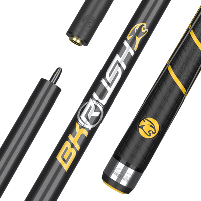 Predator BK Rush Signature Black/Yellow Sport Wrap Professional Break Cue