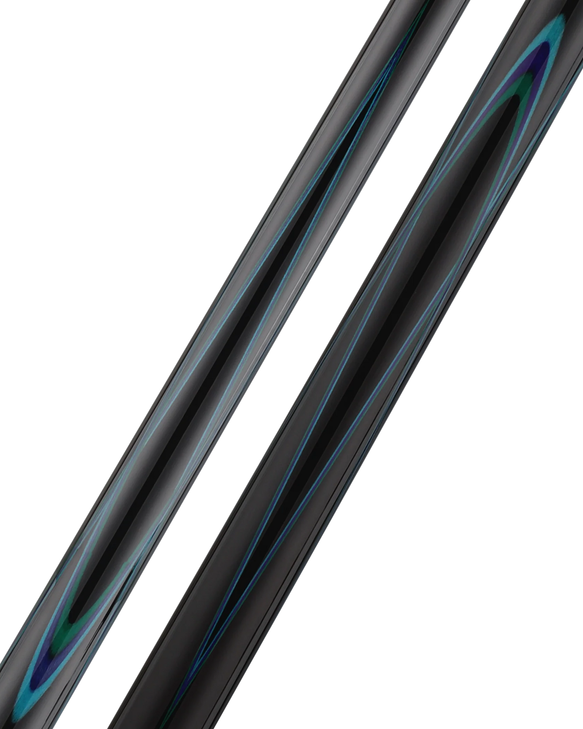 Predator Double Butterfly Gen2 Teal/Purple/Green Pool Cue Inlay