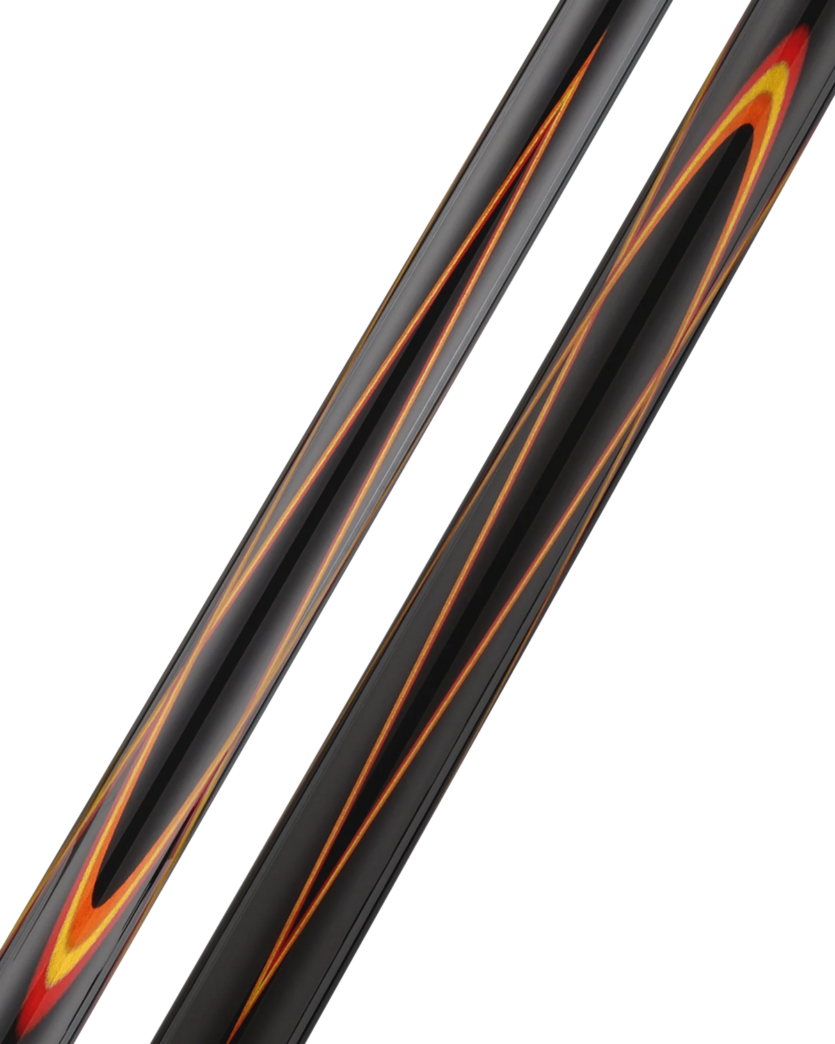 Predator Double Butterfly Gen2 Red/Yellow/Orange Pool Cue Inlay