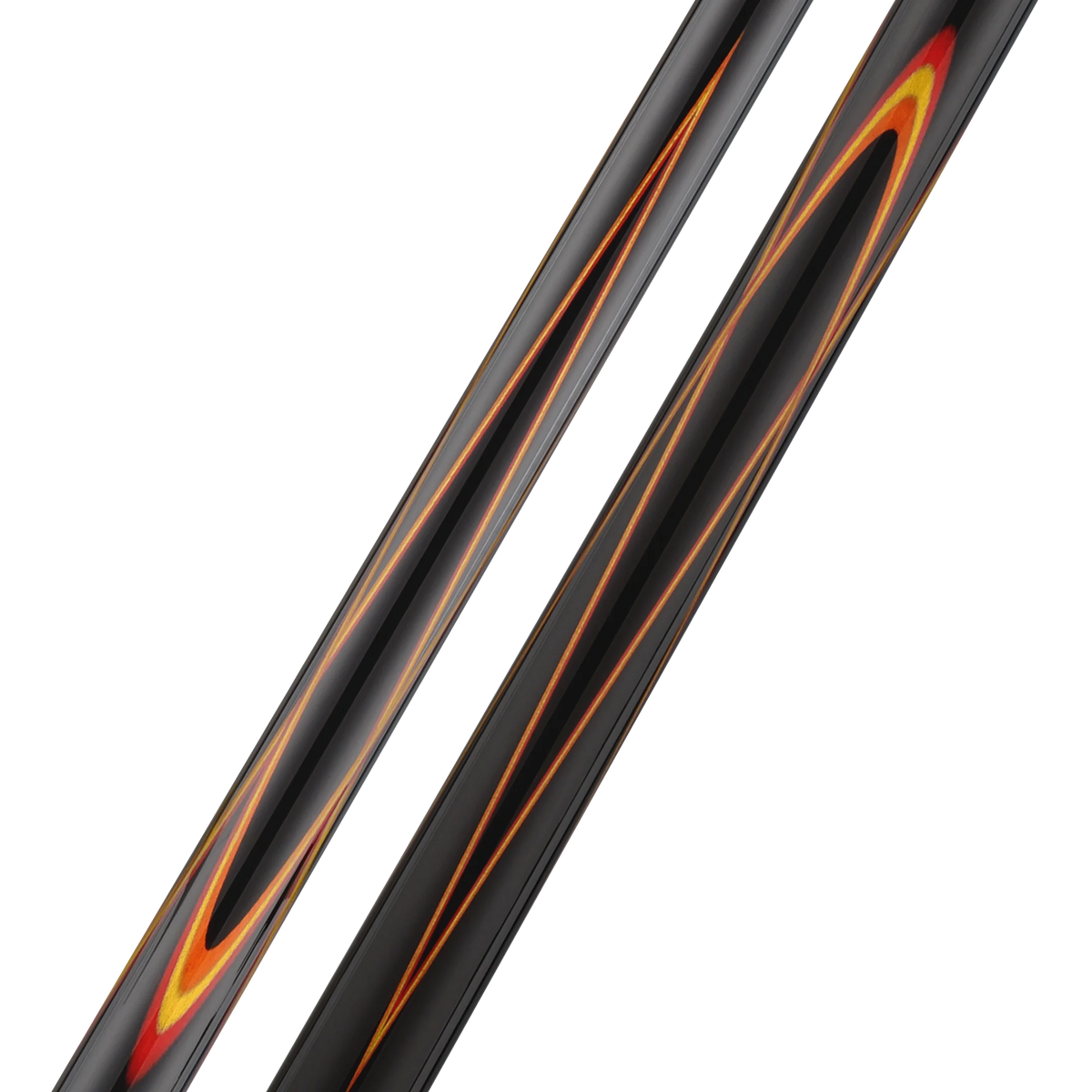 Predator Double Butterfly Gen2 Red/Yellow/Orange Pool Cue Inlay