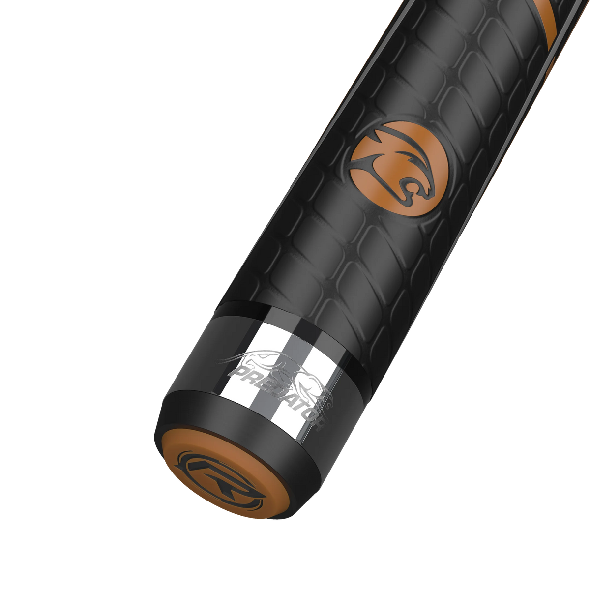 BK Rush Tiger Eye Sport Wrap Break Cue Butt With Predator Brand Mark