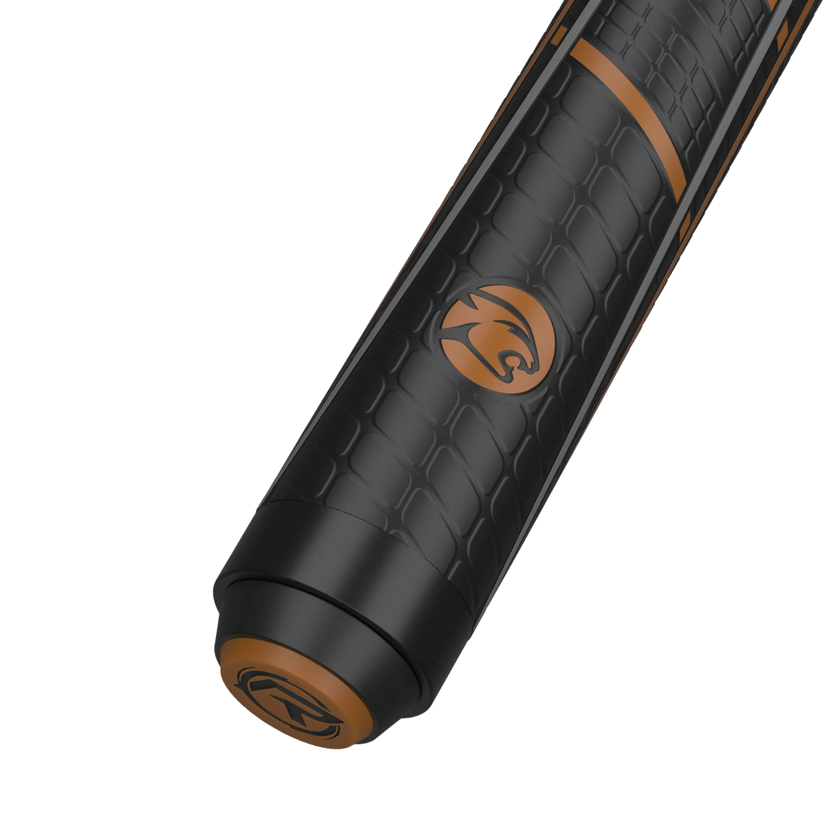 Air Rush Tiger Eye Sport Wrap Jump Cue Butt With Predator Brand Mark