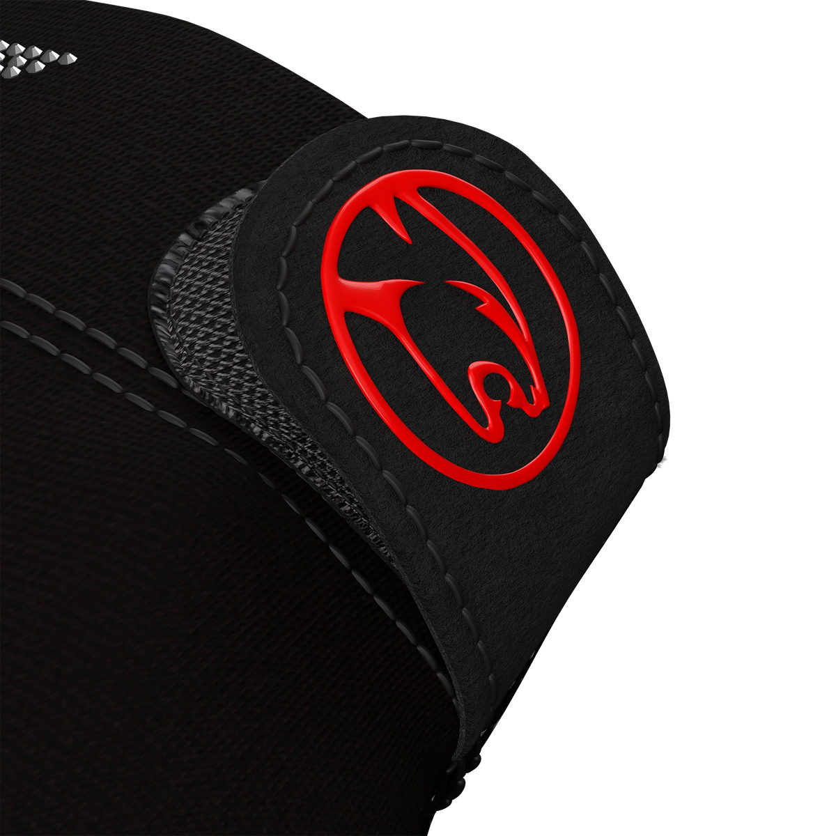 Black and Red Predator Second Skin Billiard Glove Kristina Tkach Krystal Wrist Closure