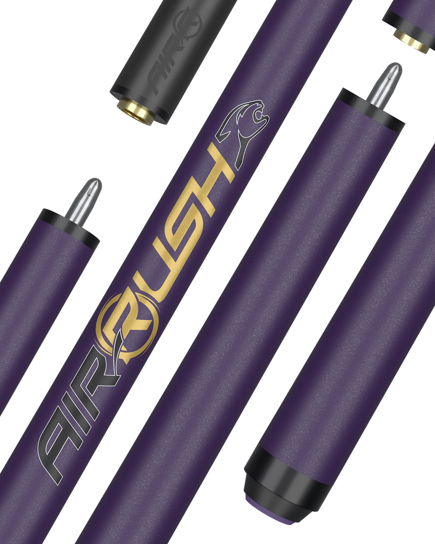 AirRush Jump Cue Purple No Wrap Logo
