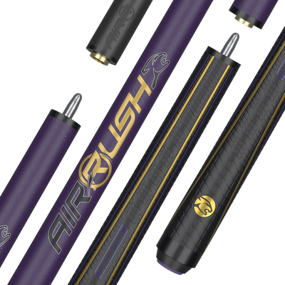 AirRush Jump Cue Purple Sports Wrap Logo
