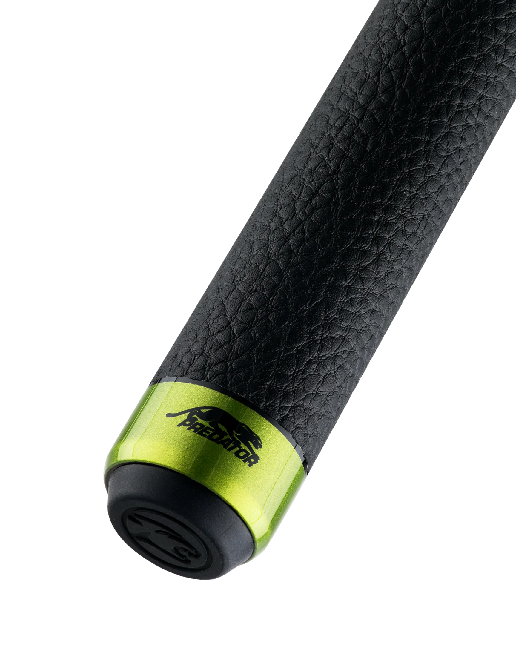 Predator SP2 Lime Green 2 Pool Cue Butt With Logo Front