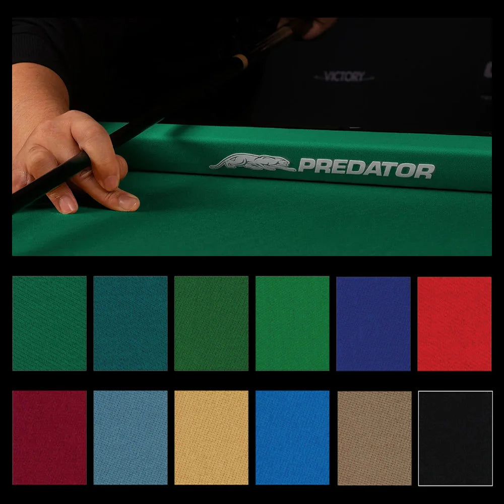 Predator Arcadia Pool Table Cloth | Billiard Felt | 12 Cloth Colors ...