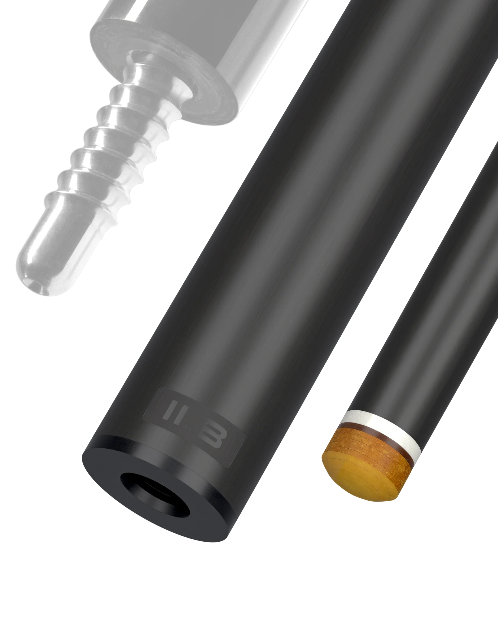 Predator REVO 11.8 mm carbon fiber pool shaft for radial joint white vault plate