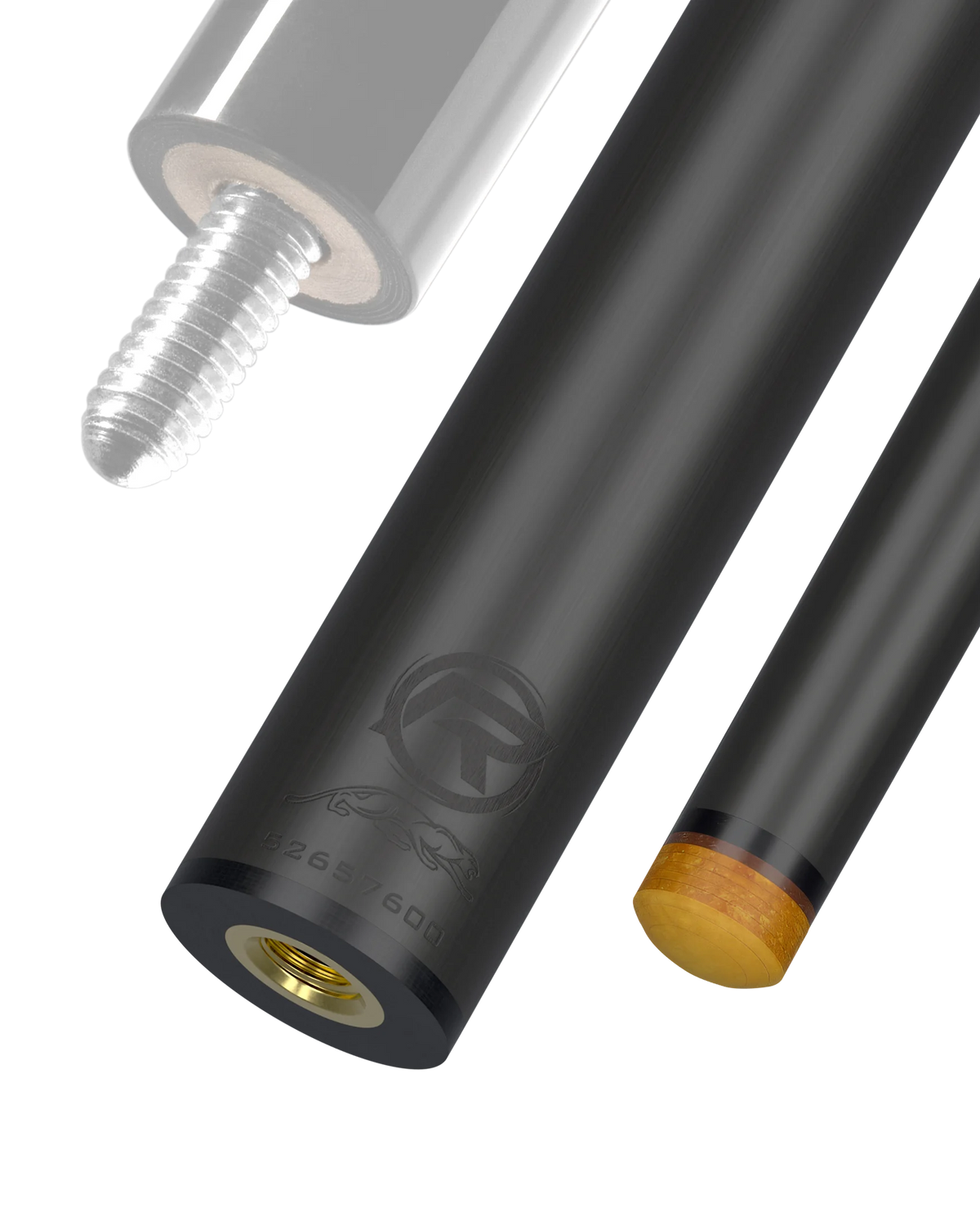 5/16x18 Joint Black Vault Plate REVO Carbon Fiber Pool Shaft