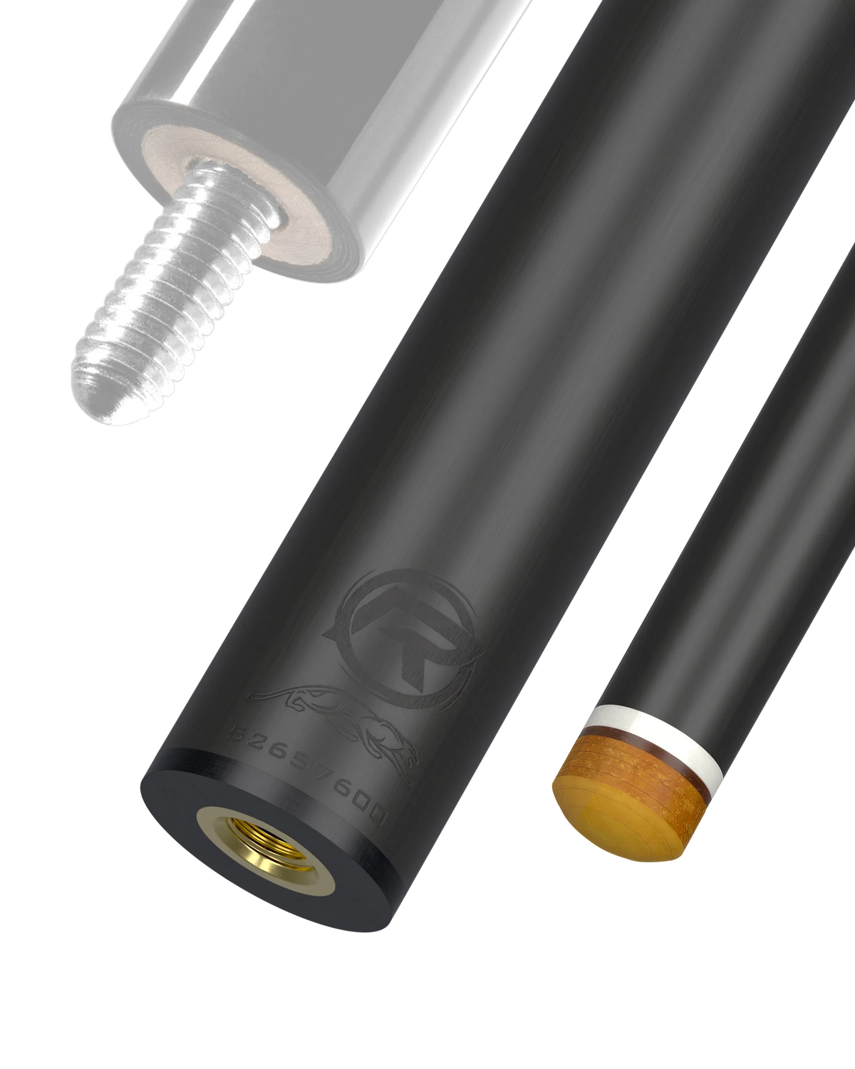 5/16x18 Joint White Vault Plate REVO Carbon Fiber Pool Shaft