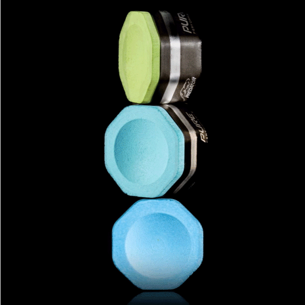 Animated rotation of three Pure Chalk colors