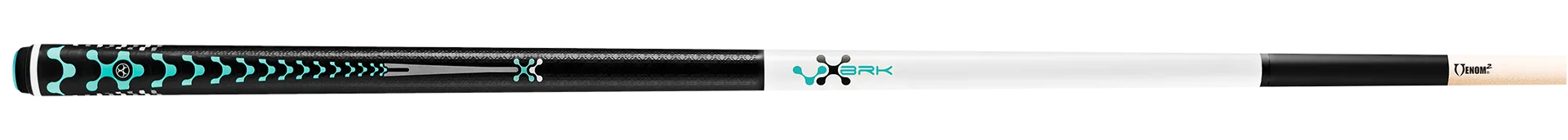Poison BRK Teal and White Break Cue