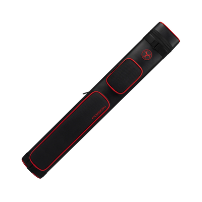 Poison Armor Hard black and red pool cue case 