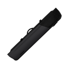 Two-tone black pool cue case with PREDATOR logo