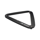 Black billiard triangle rack with 'Predator' branding on a white background.