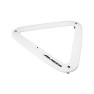 White triangle pool ball rack with 'Predator' branding on a white background.