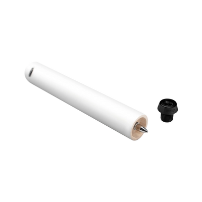 White QR Extension2 8 Inch With Pin And Bumper