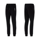 Black jogger pants with a white PREDATOR logo