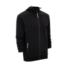 Black zip-up jacket with Predator on zipper and pocket trim against a white background.