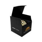 Black billiard ball box with PREDATOR x Aramith logo