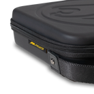 Black pool ball carrier case with zipper