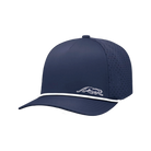 Navy blue ball cap with white panther logo against a white background.