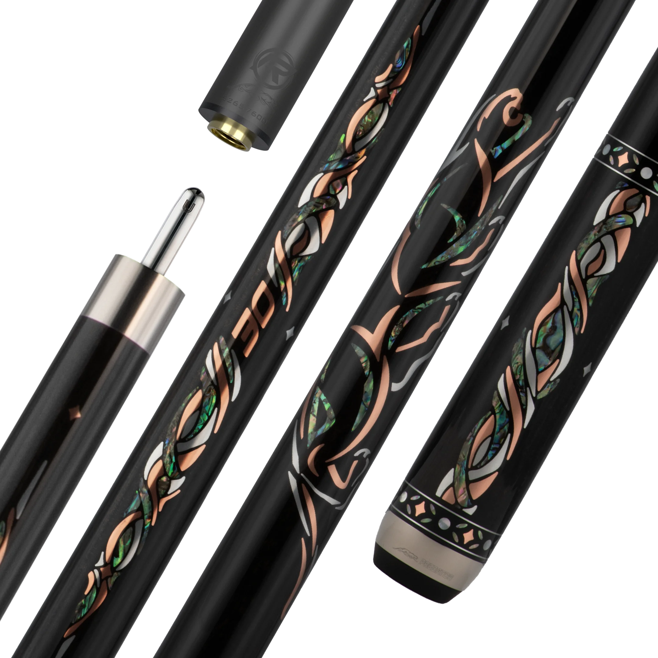 Limited Edition 30th Anniversary Ebony Carom Cue with Logo