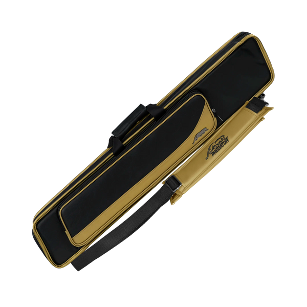 Predator Roadline Soft Pool Cue Case - Black/Gold - 4x8 | Billiard