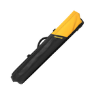 Black and yellow Predator Urbain 3x5 pool cue case with 'Predator' branding