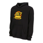 Black hoodie with yellow and orange 30 PREDATOR logo on a white background.
