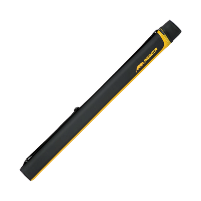 Black and yellow pool cue case with 'Predator' branding