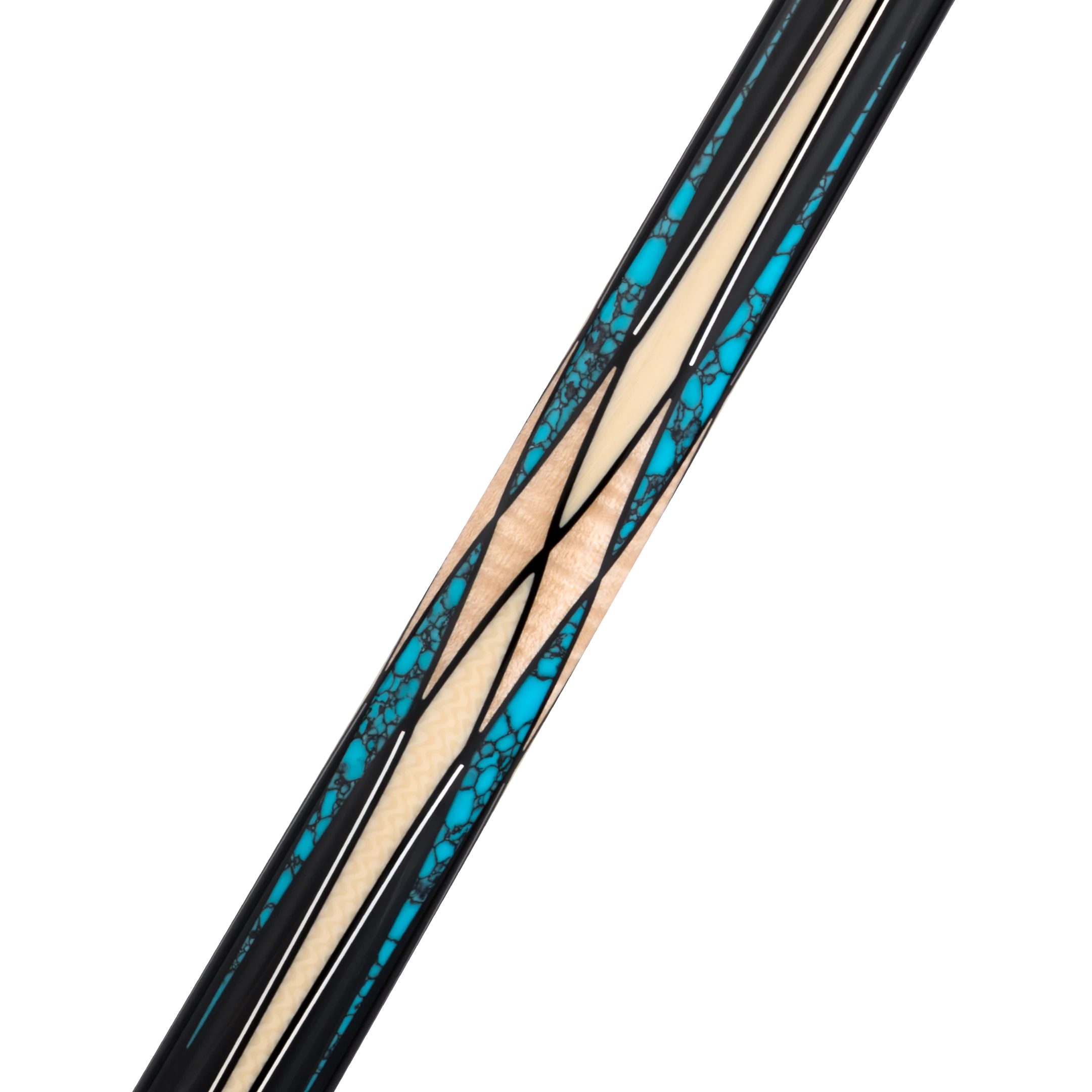 Black and Blue Virtuoso Carom Cue Forearm