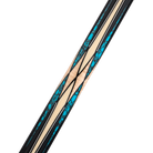 Black and Blue Virtuoso Carom Cue Forearm