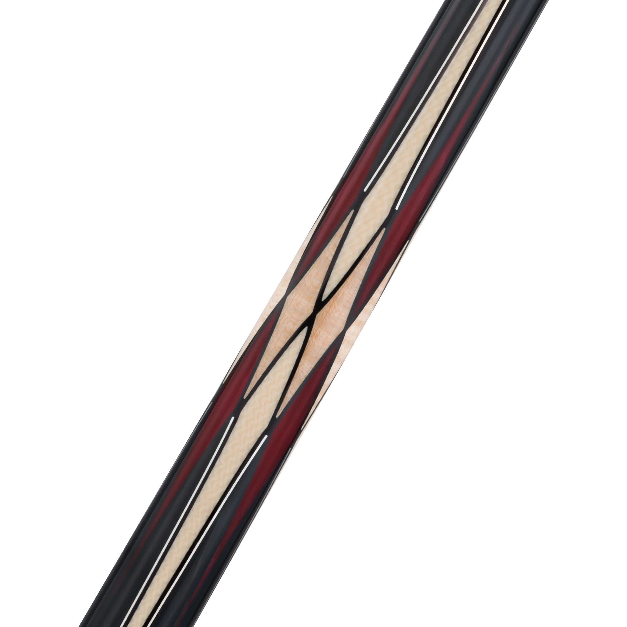 Black and Red Virtuoso Carom Cue Forearm